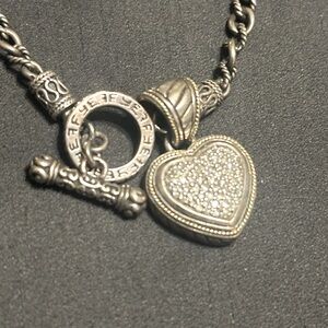 Effy diamond heart necklace